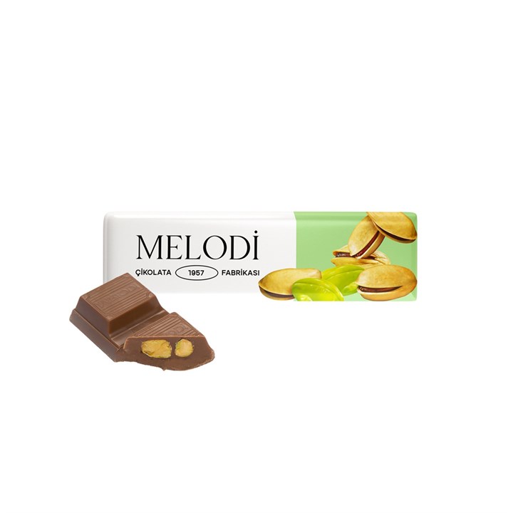 Melodi Fıstıklı Tablet Çikolata 22g(℮)