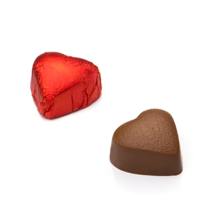 Yaldızlı Mini Kalp Çikolata 